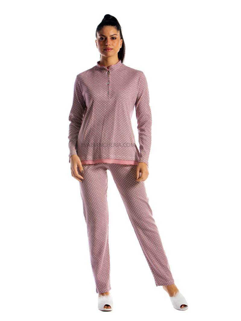 Pigiama Lungo Donna I2135 Fida - evabiancheria